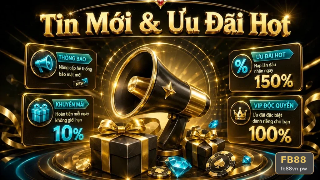 Khuyến Mãi FB88 Tại fb88vn.pw: Đọc Chi Tiết Giao Diện Tin Mới, Ưu Đãi Và Điều Kiện Nhận Thưởng — Kiểm Tra Trò Chơi Hợp Lệ Cùng Các Trường Hợp Bị Loại Trừ Qua Góc Kiểm Chứng Theo Tên Miền